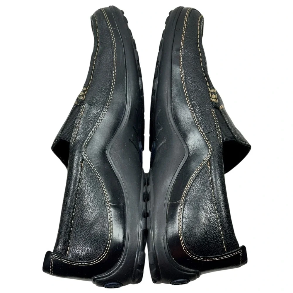Cole Haan Driving Loafer Shoes Mens Size 10W Black‎ Leather Slip On Style C03557